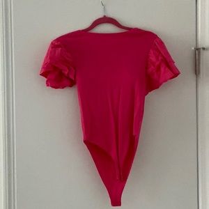Pink Zara bodysuit